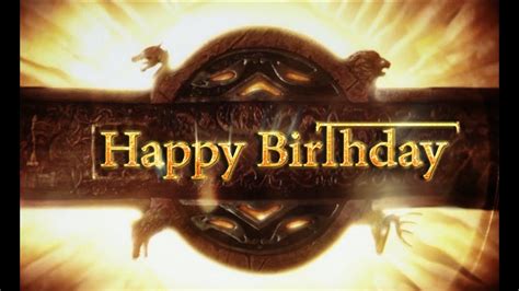 It is an annual celebration commemorating the naming of a person and serves to calculate his or her age. . Happy birthday gif game of thrones